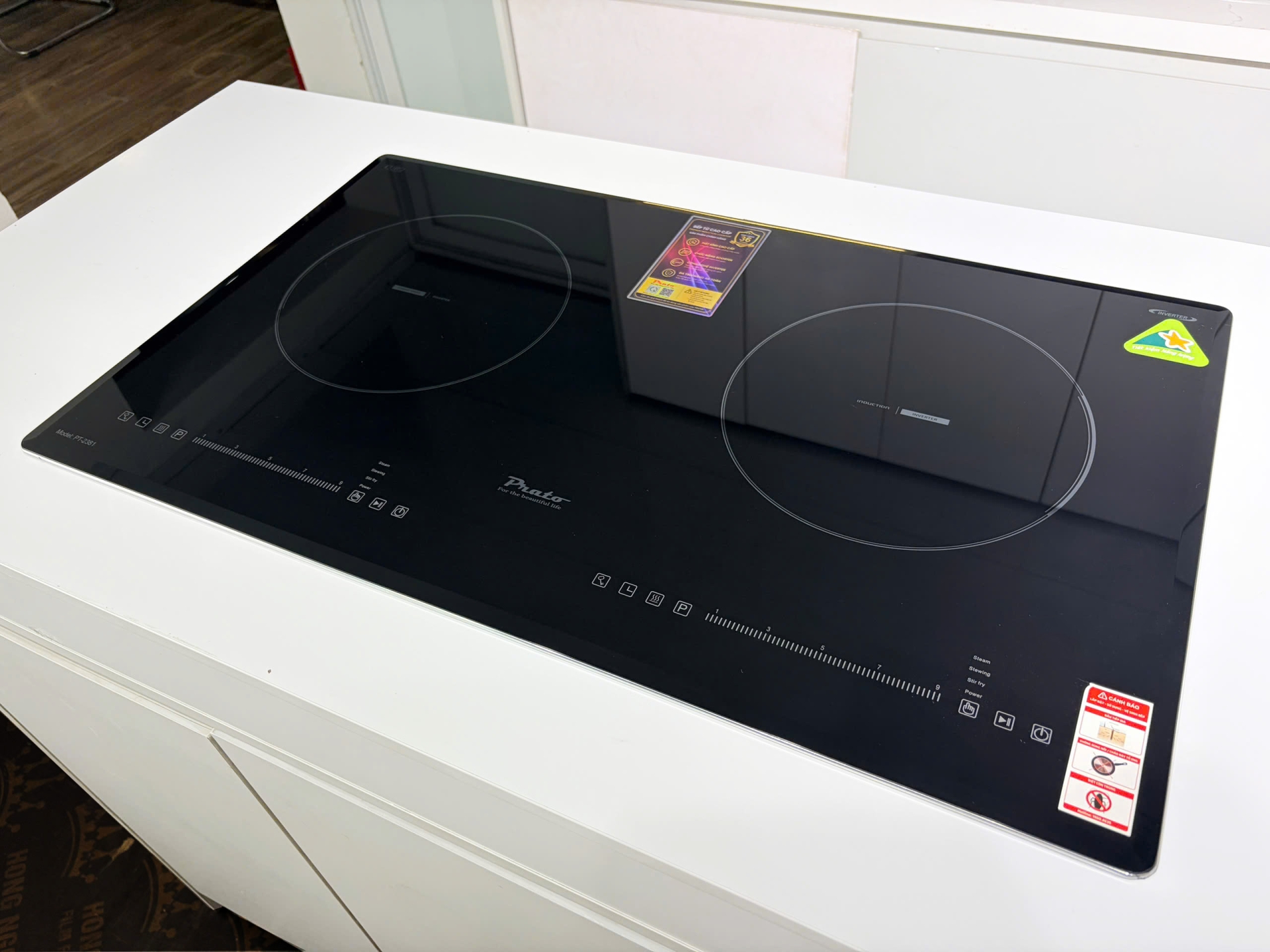 Bếp từ Model: PT-2381(2 Phiên bản mặt kính)